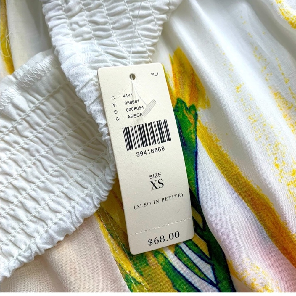 Anthropologie Pull on Water Garden Brushstroke Beach Pants Size XS NWT - Picture 4 of 6